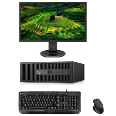 Počítač + Monitor + Klávesnica a myš HP 400 G3